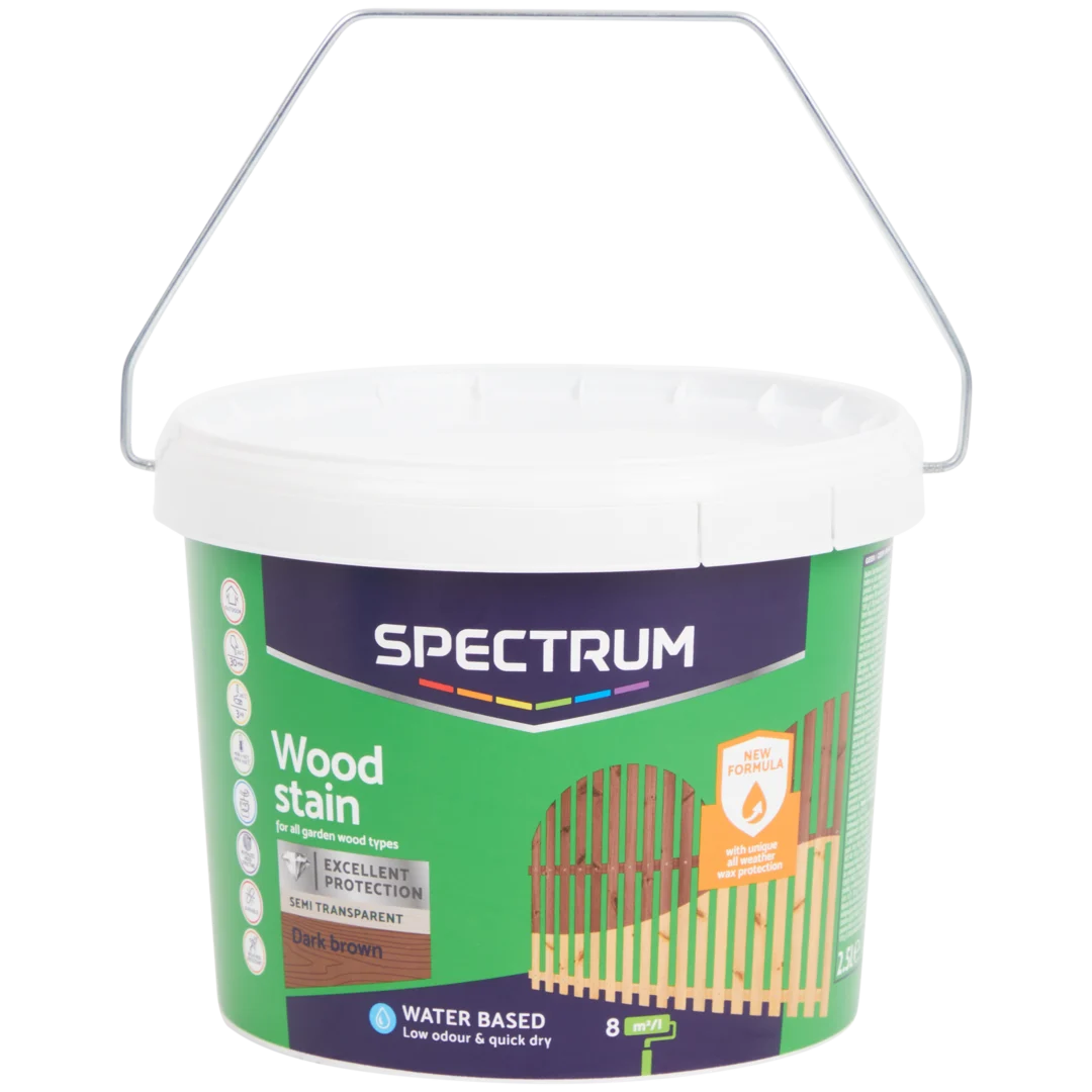 Mordente per legno outdoor Spectrum Marrone scuro 1