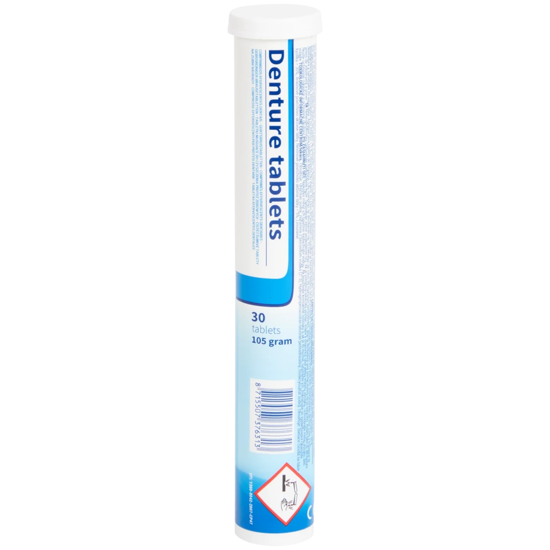 Pastilles effervescentes pour appareils dentaires