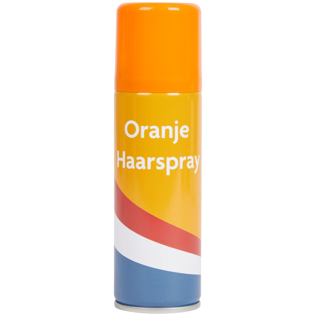 Oranje haarspray