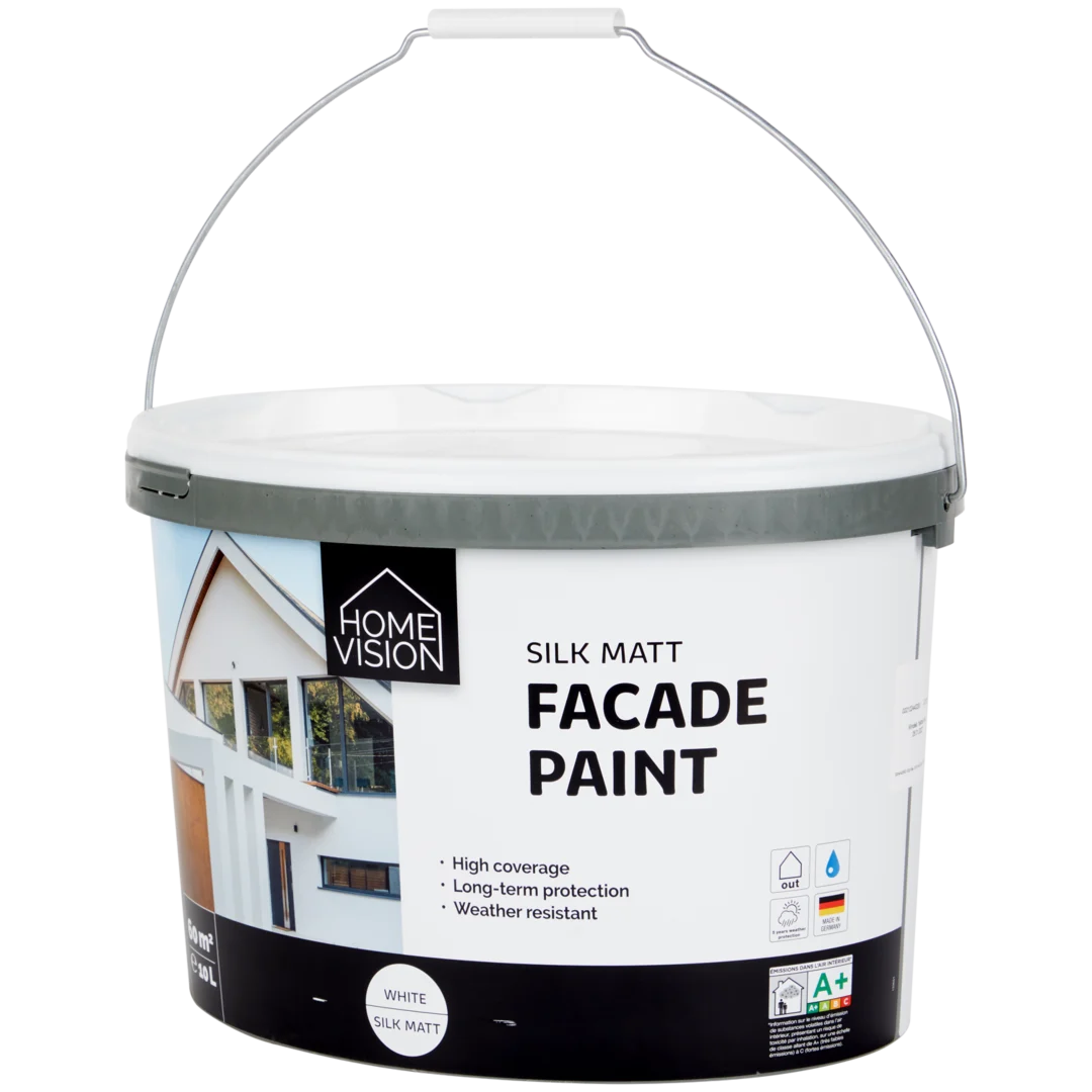 Peinture mate pour façade Home Vision Blanc 1