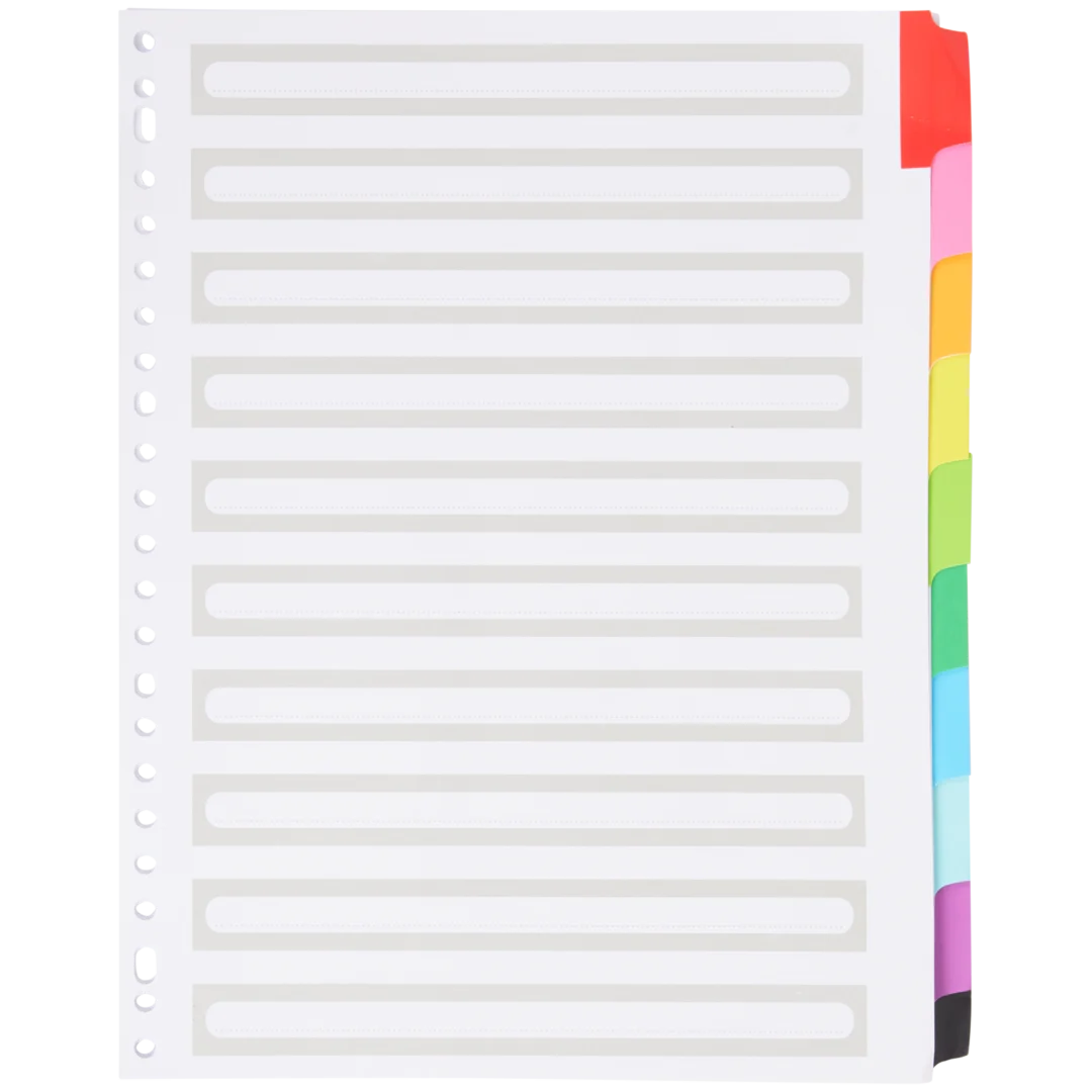 Schede divisorie A4 Office Essentials