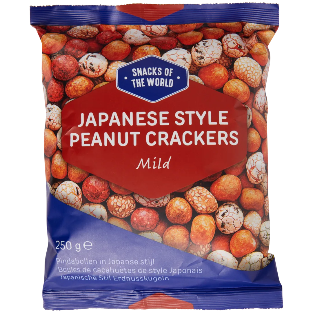 Snacks of the World pindabollen in Japanse stijl Mild