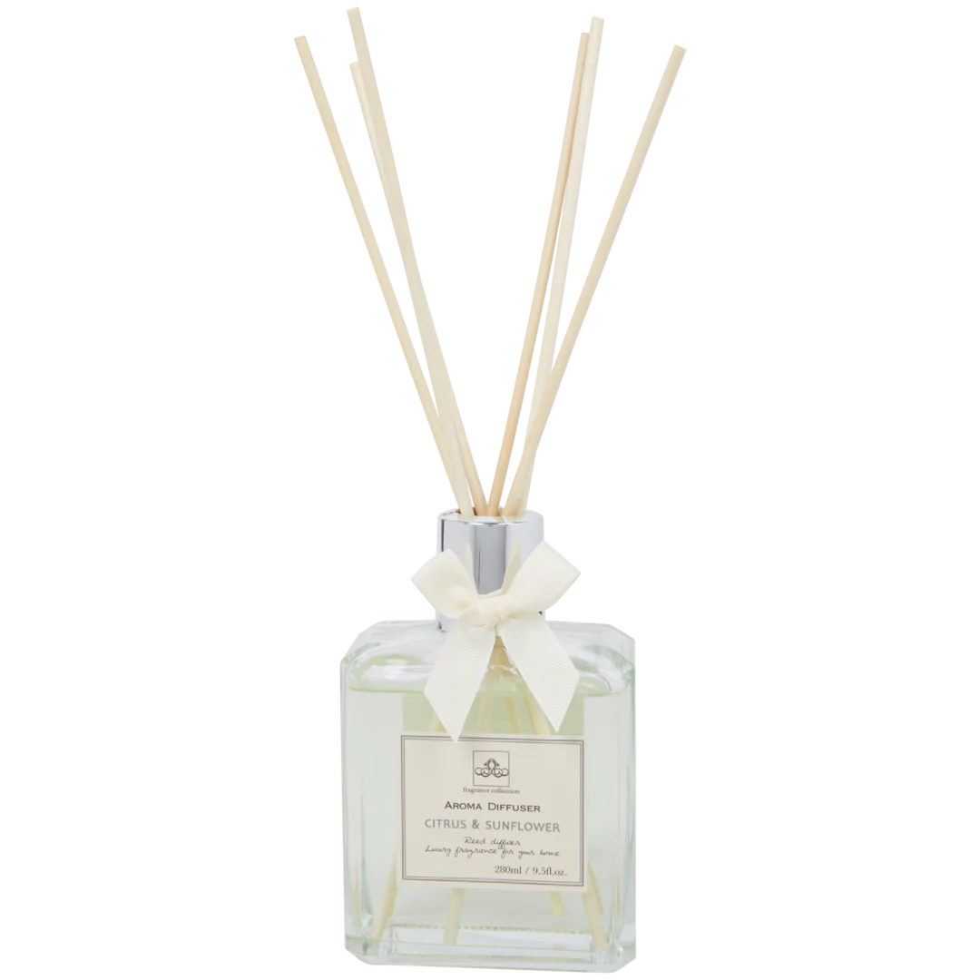Diffuseur de parfum à bâtonnets avec nœud