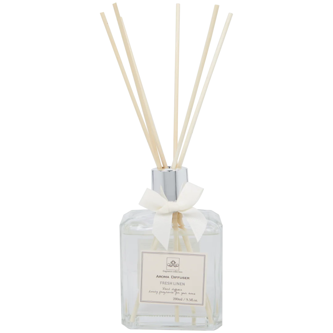 Diffuseur de parfum à bâtonnets avec nœud