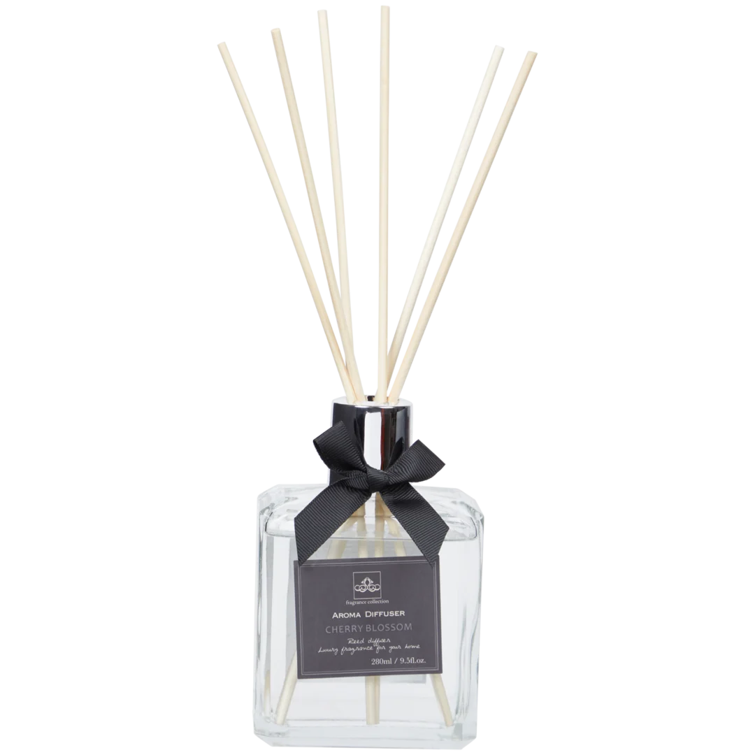 Diffuseur de parfum à bâtonnets avec nœud