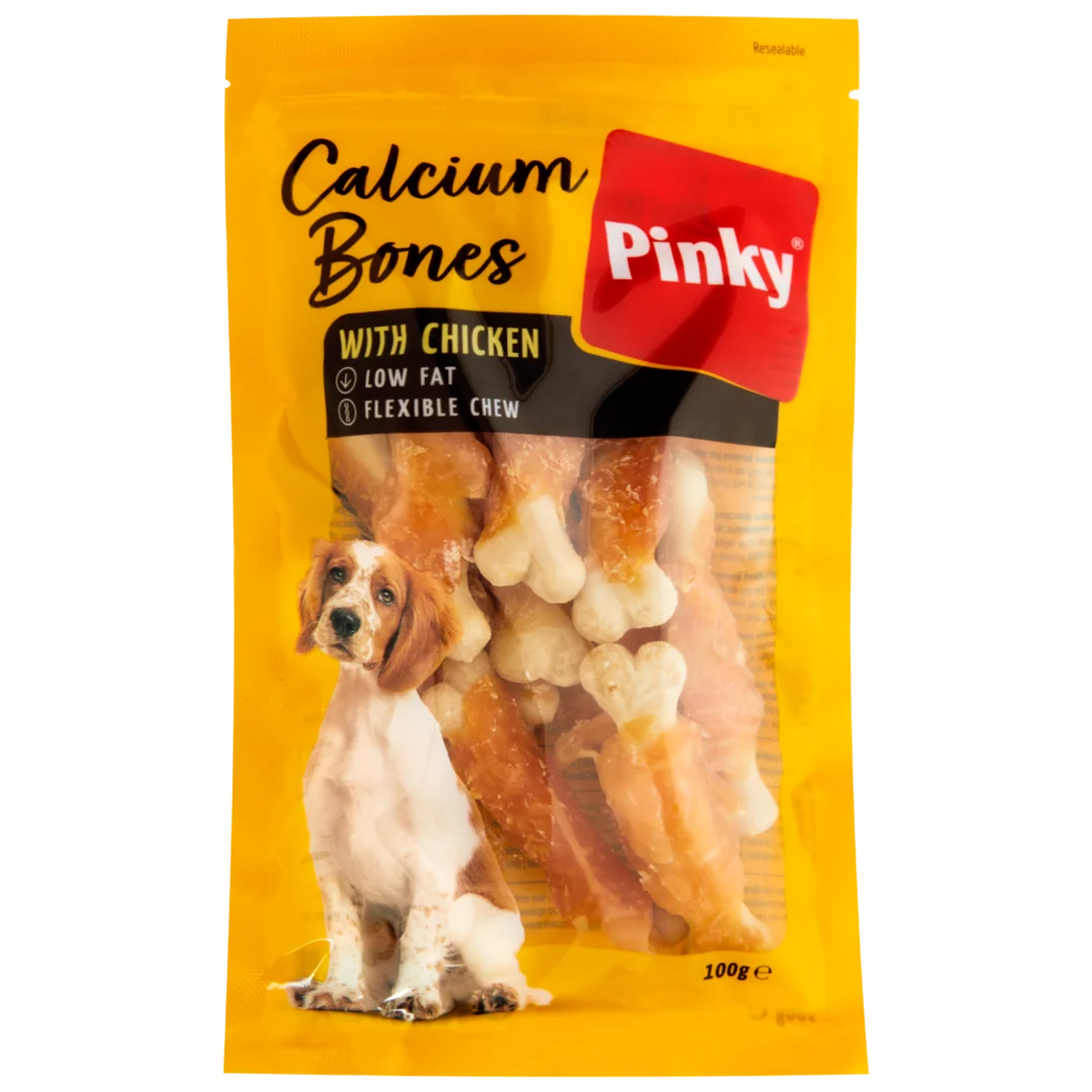 Snacks para cães Pinky Calcium Bones