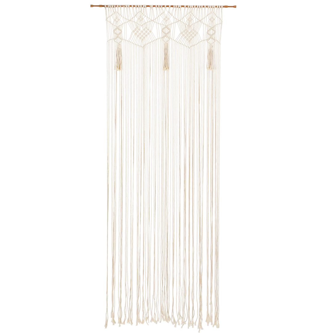 Cortina para porta em macramé 3