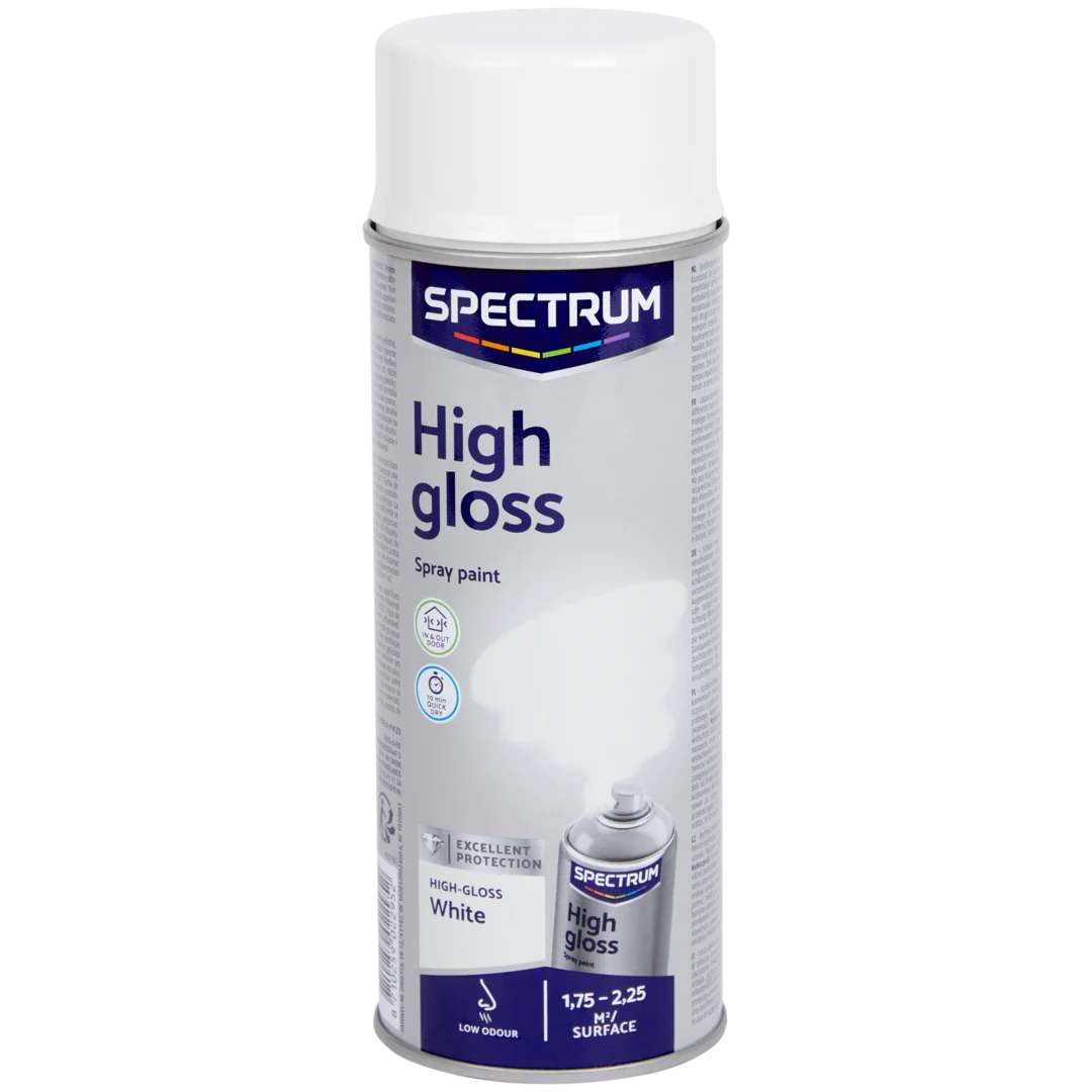 Spectrum hoogglans spuitverf wit