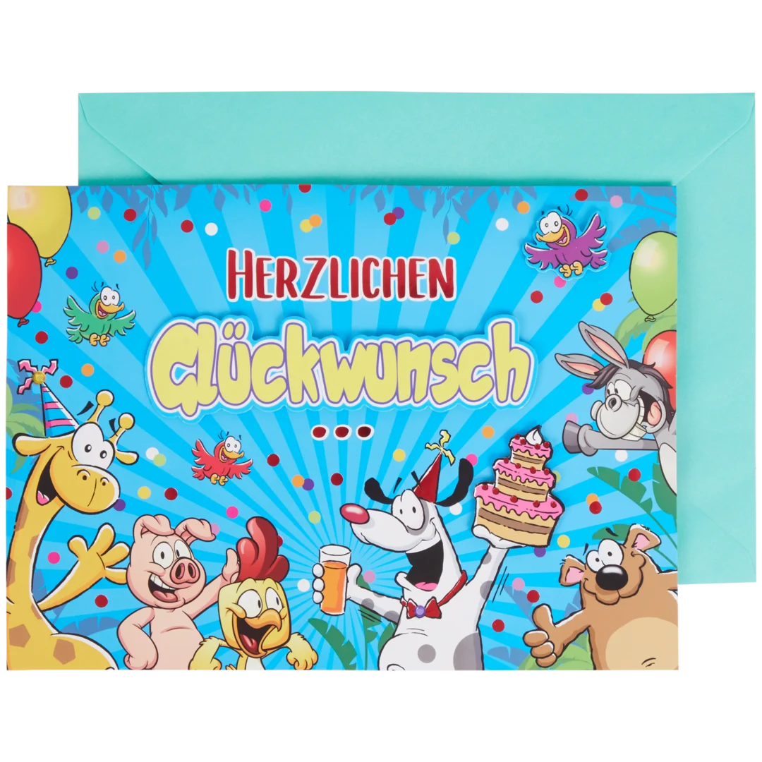 Glückwunschkarte XL 5