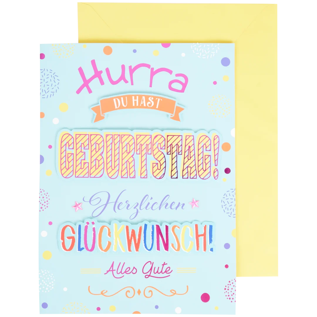 Glückwunschkarte XL 4