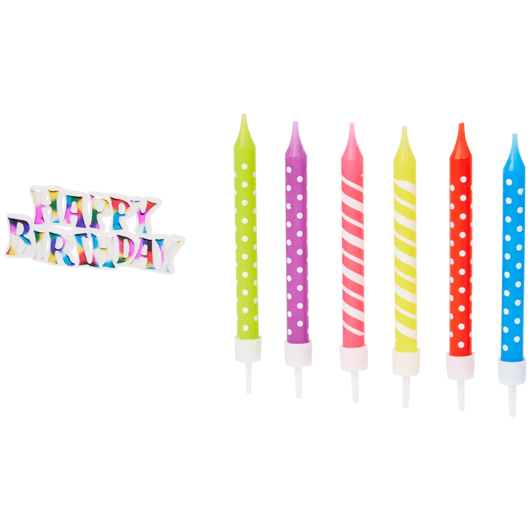 Velas de aniversário