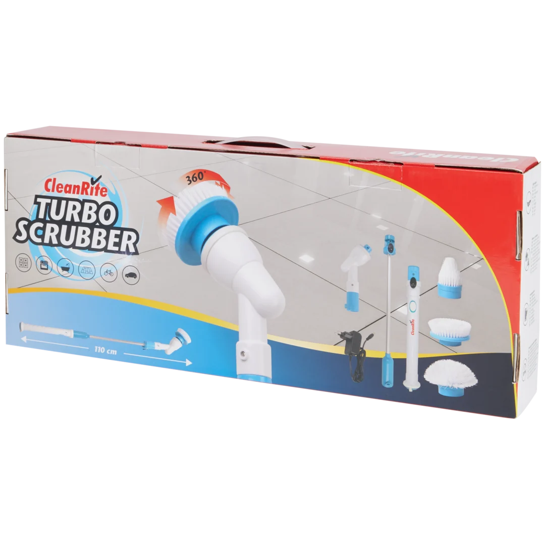 Spazzola per la pulizia senza fili CleanRite Turbo Scrubber
