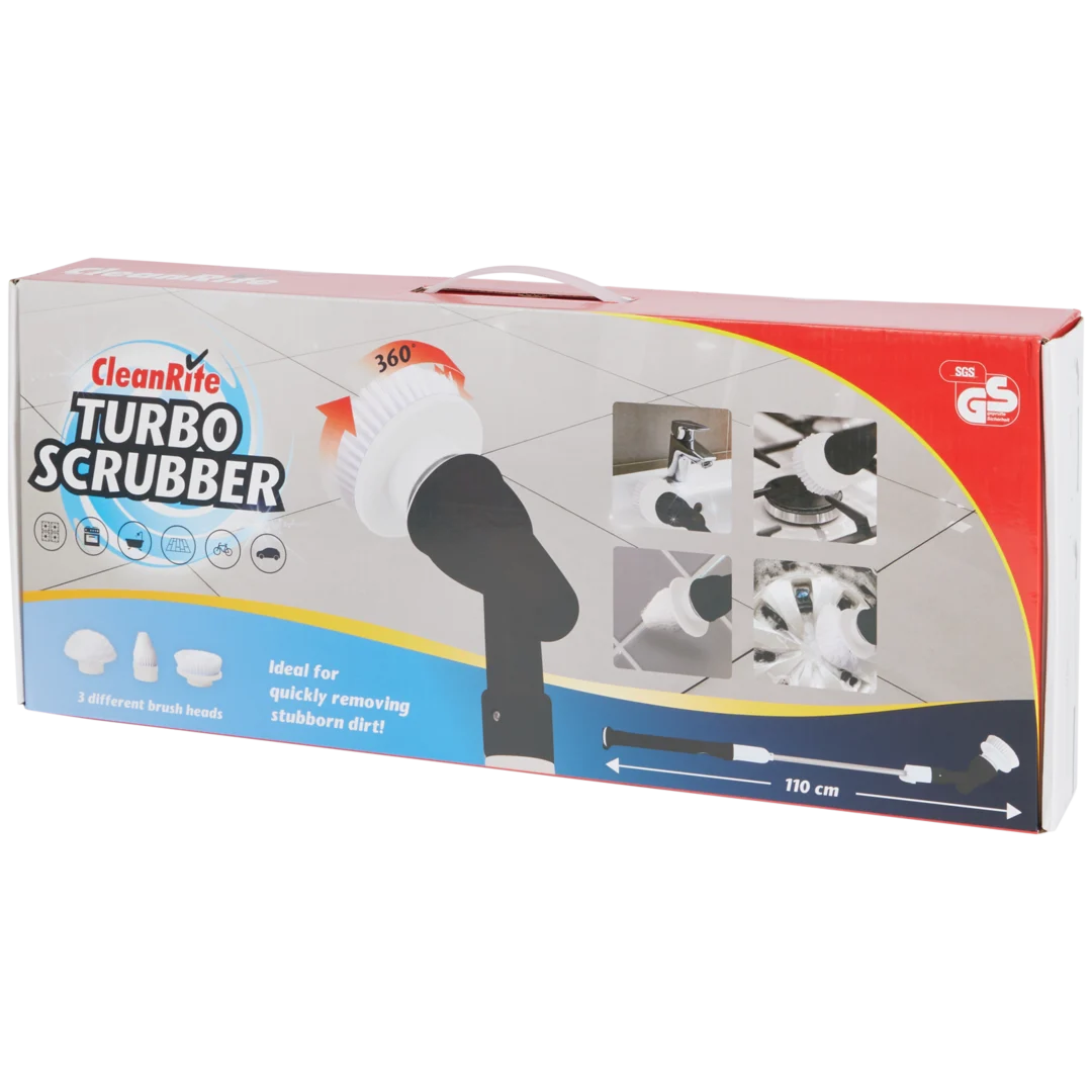 Spazzola per la pulizia senza fili CleanRite Turbo Scrubber