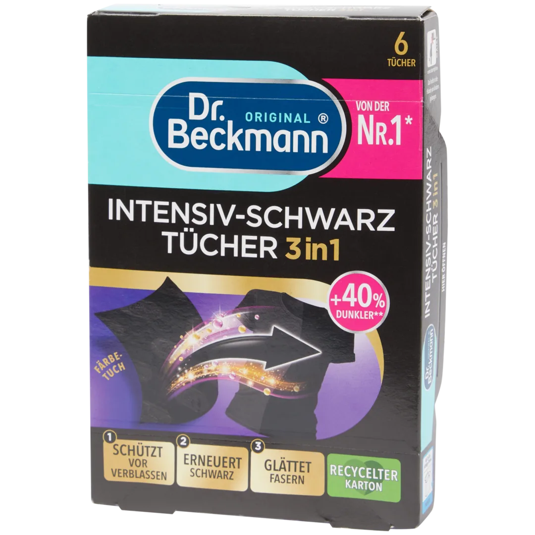 Dr. Beckmann Wäschetücher Schwarz