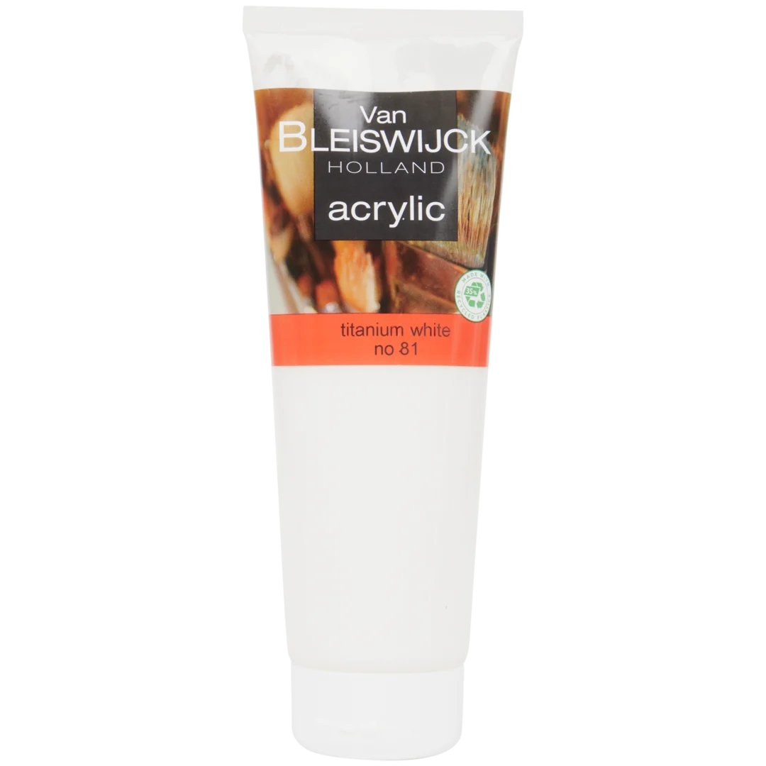 Colore acrilico Van Bleiswijck bianco titanio 1