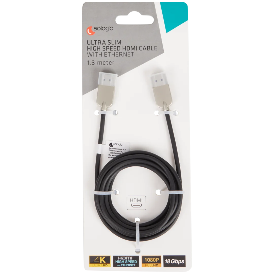 Câble HDMI-Ethernet Sologic
