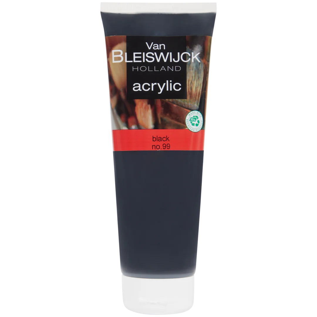 Farba akrylowa Van Bleiswijck Kolor czarny 1