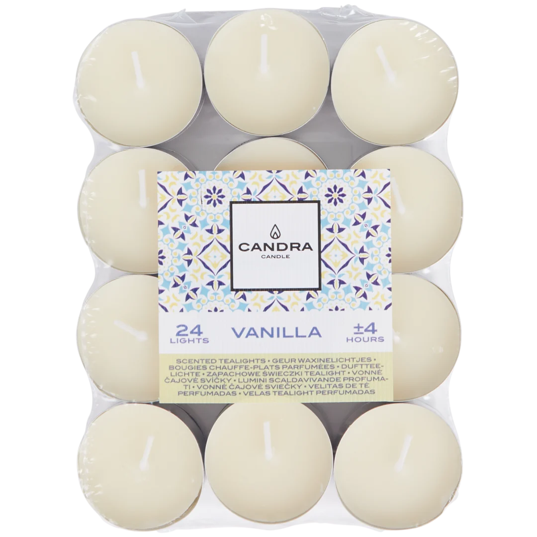 Bougies chauffe-plats parfumées Candra Vanille 2