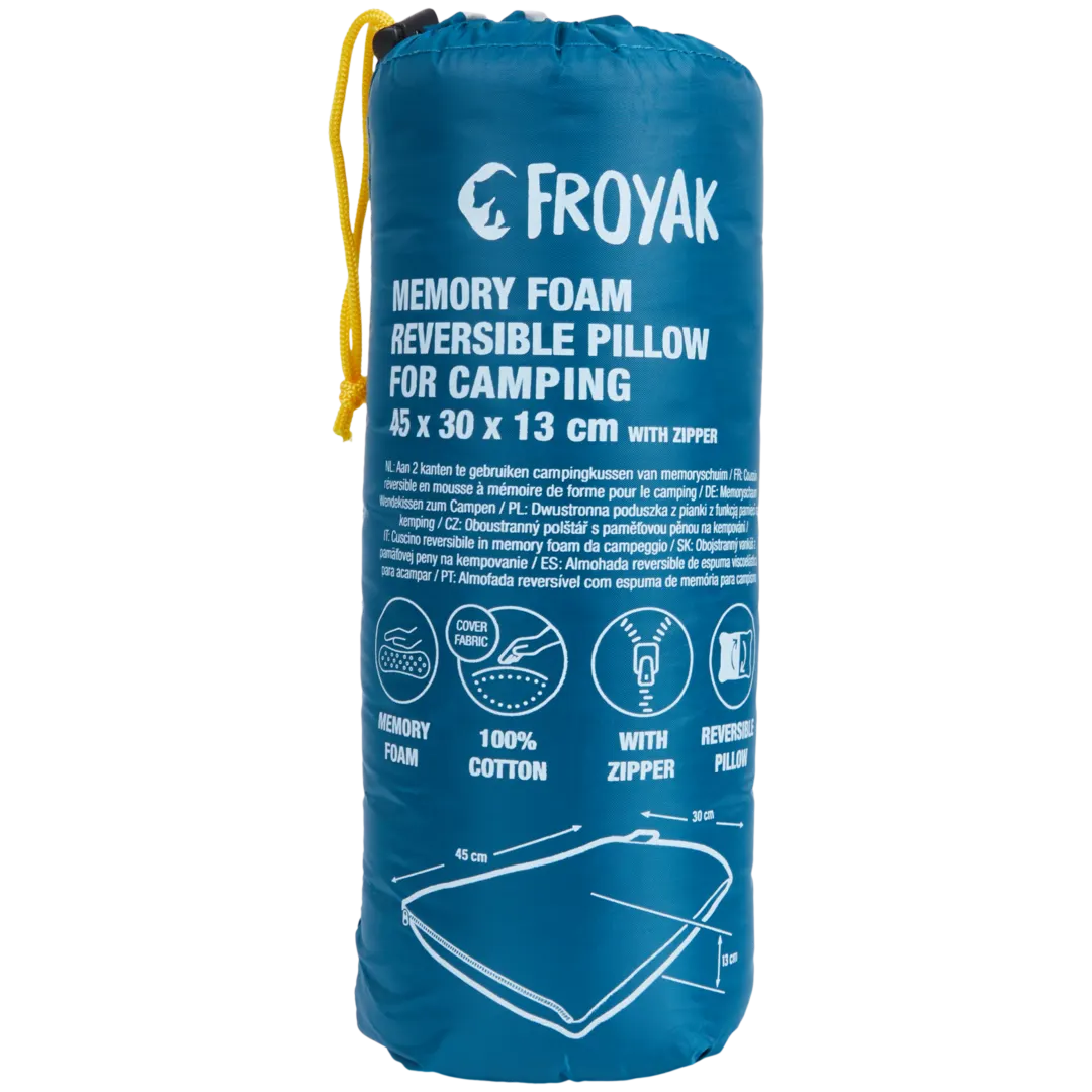 Froyak Campingkissen mit Memoryschaum