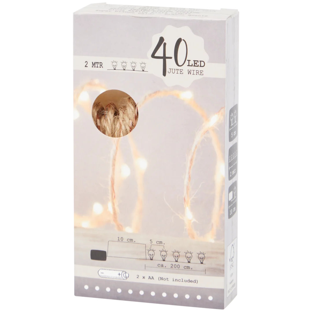 Jute touw met ledverlichting 1