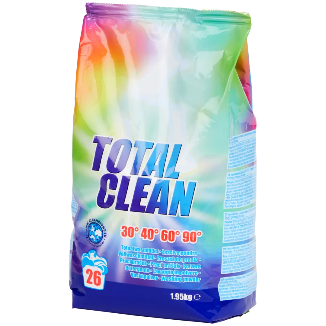 Detergente en polvo Total Clean 1