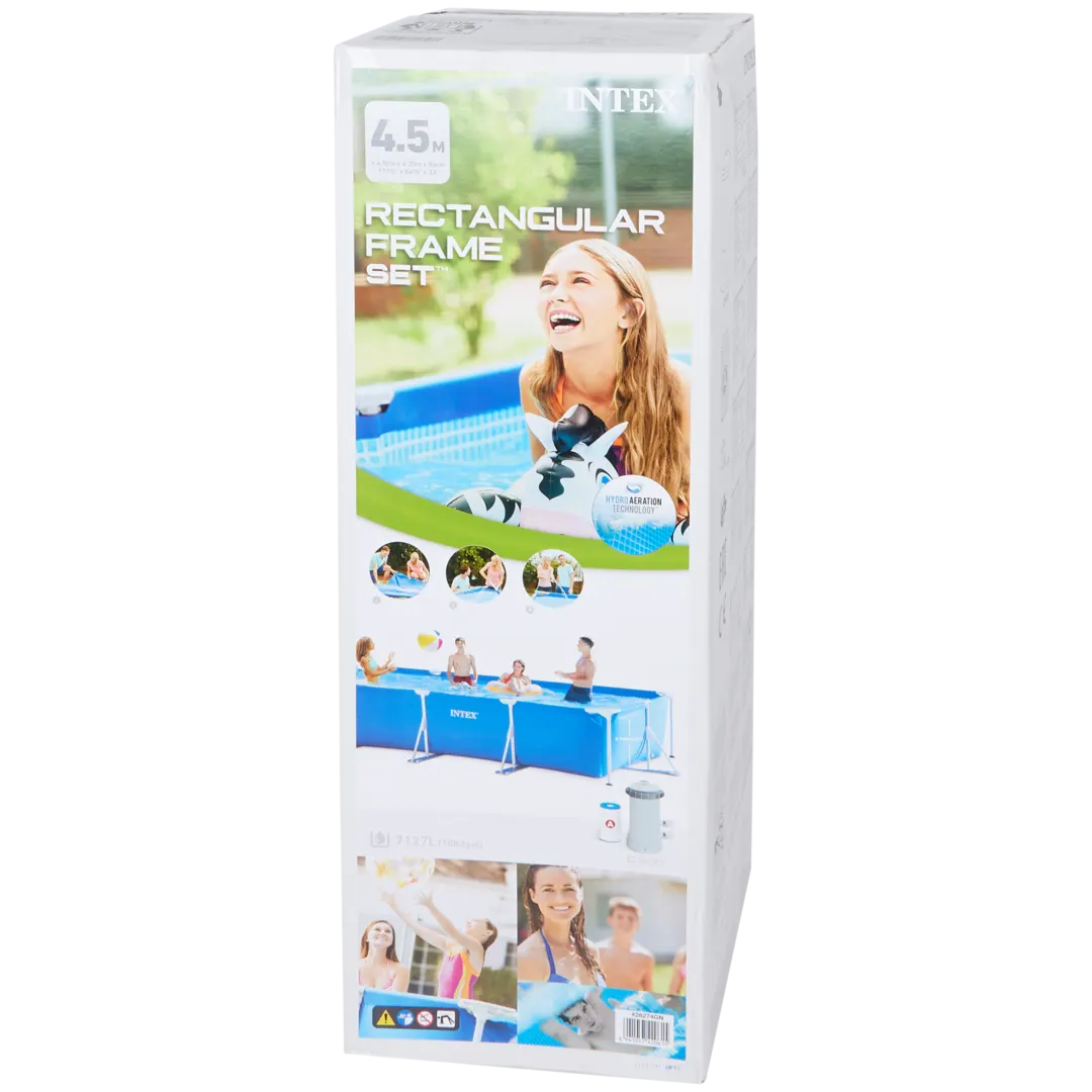 Piscine à cadre avec avec pompe de filtration Intex 2