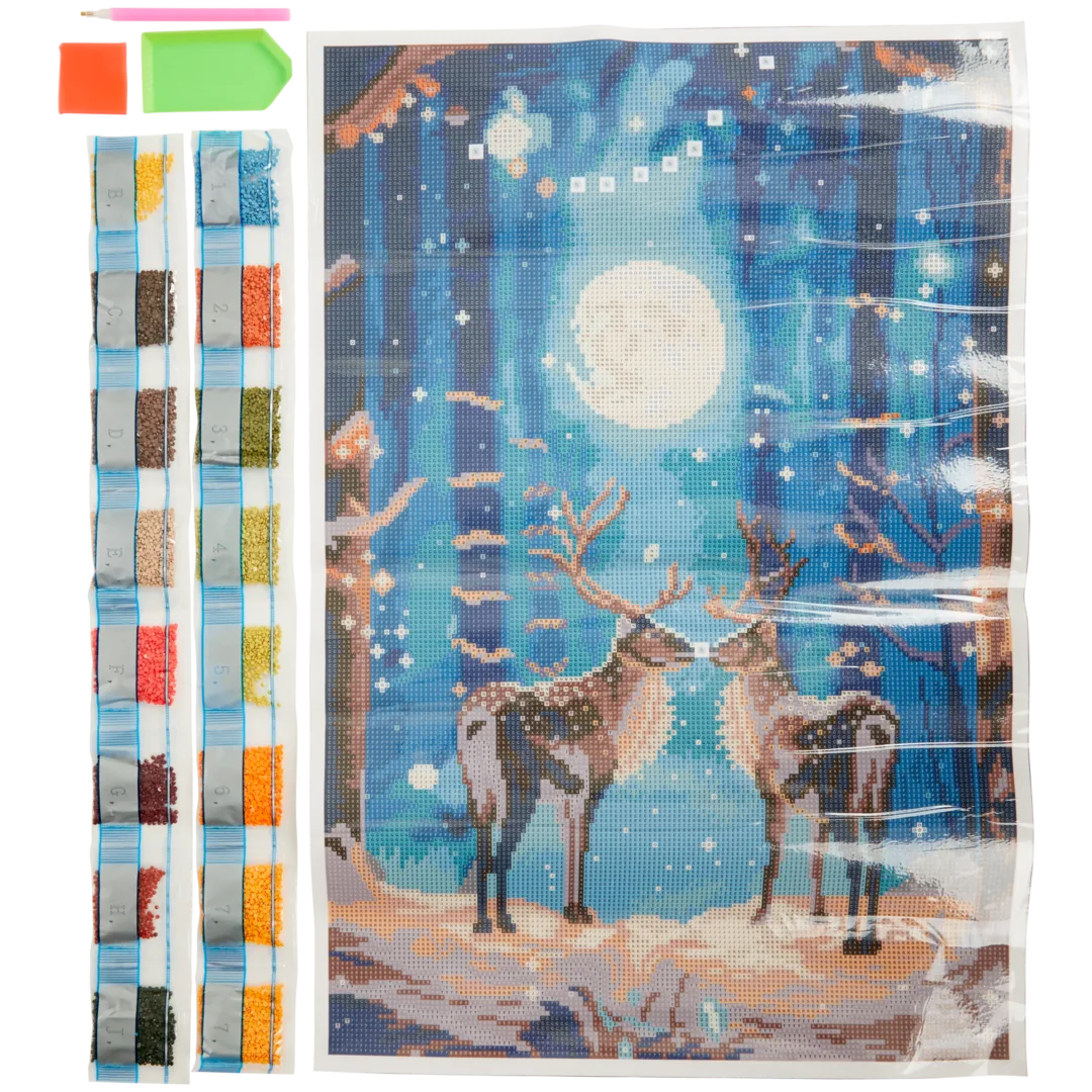 Broderie diamant de Noël Avec