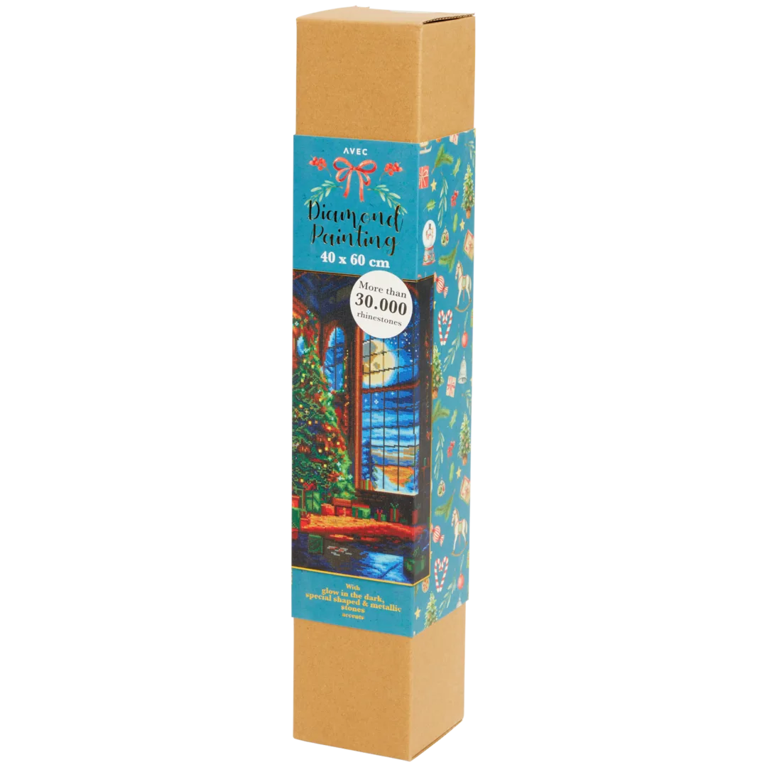 Broderie diamant de Noël Avec