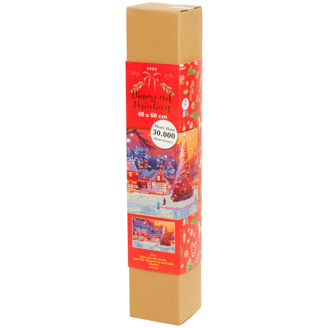 Broderie diamant de Noël Avec