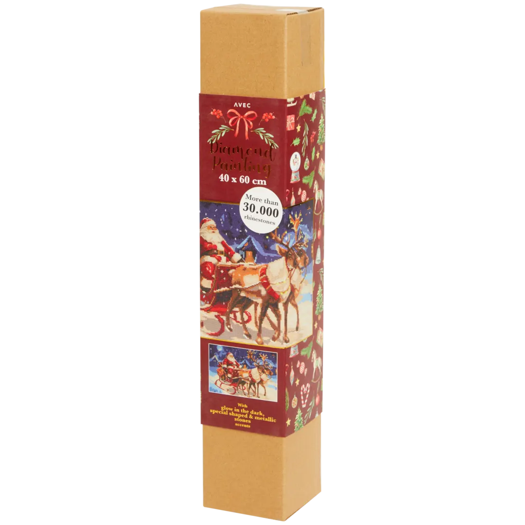 Broderie diamant de Noël Avec