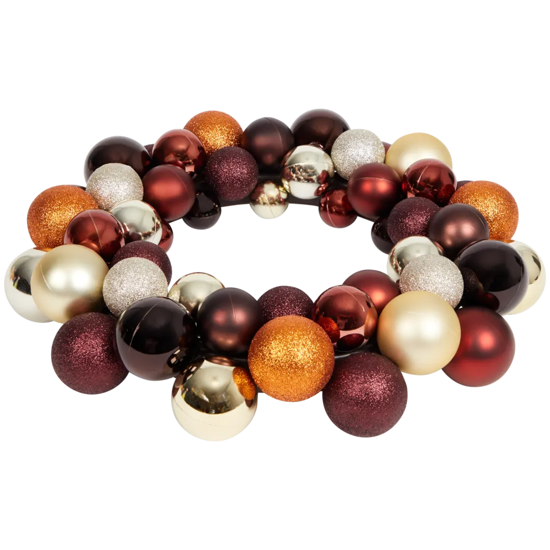 Couronne de boules de Noël Absolu Chic 2