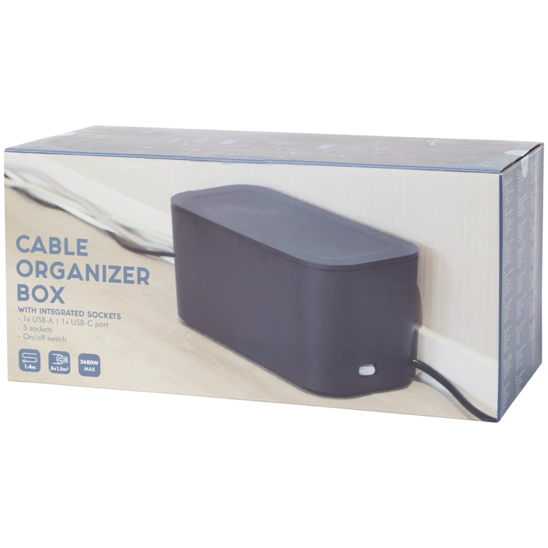 Kabelbox met stekkerdoos