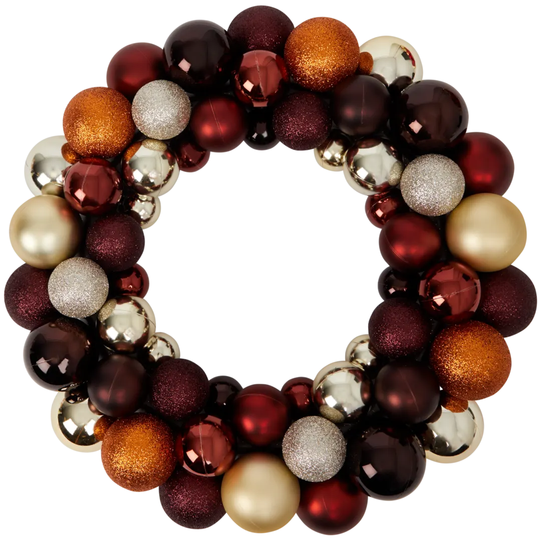 Couronne de boules de Noël Absolu Chic 1
