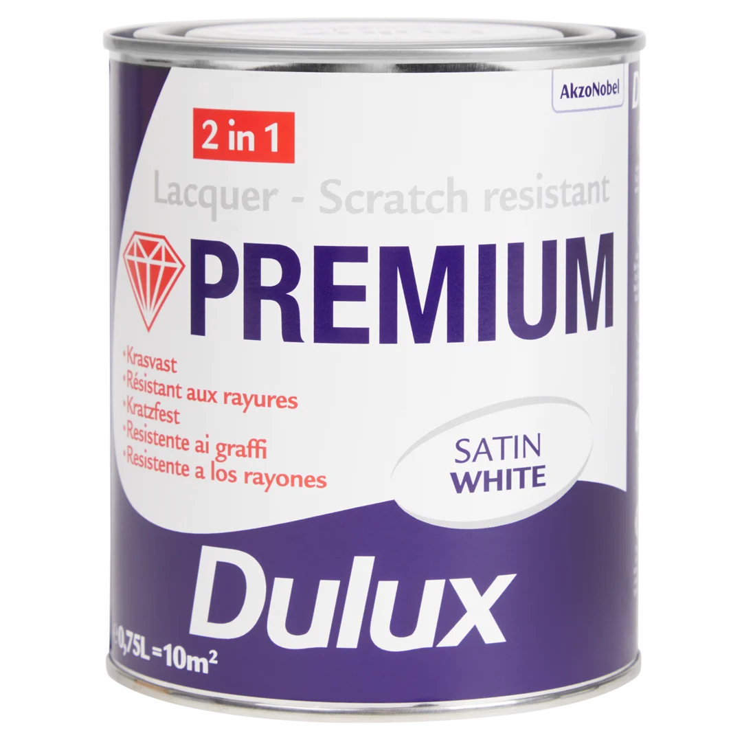 Pittura acrilica Dulux Premium Satin White
