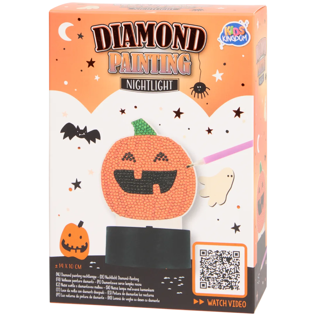 Luz de presença Diamond Painting Kids Kingdom Halloween