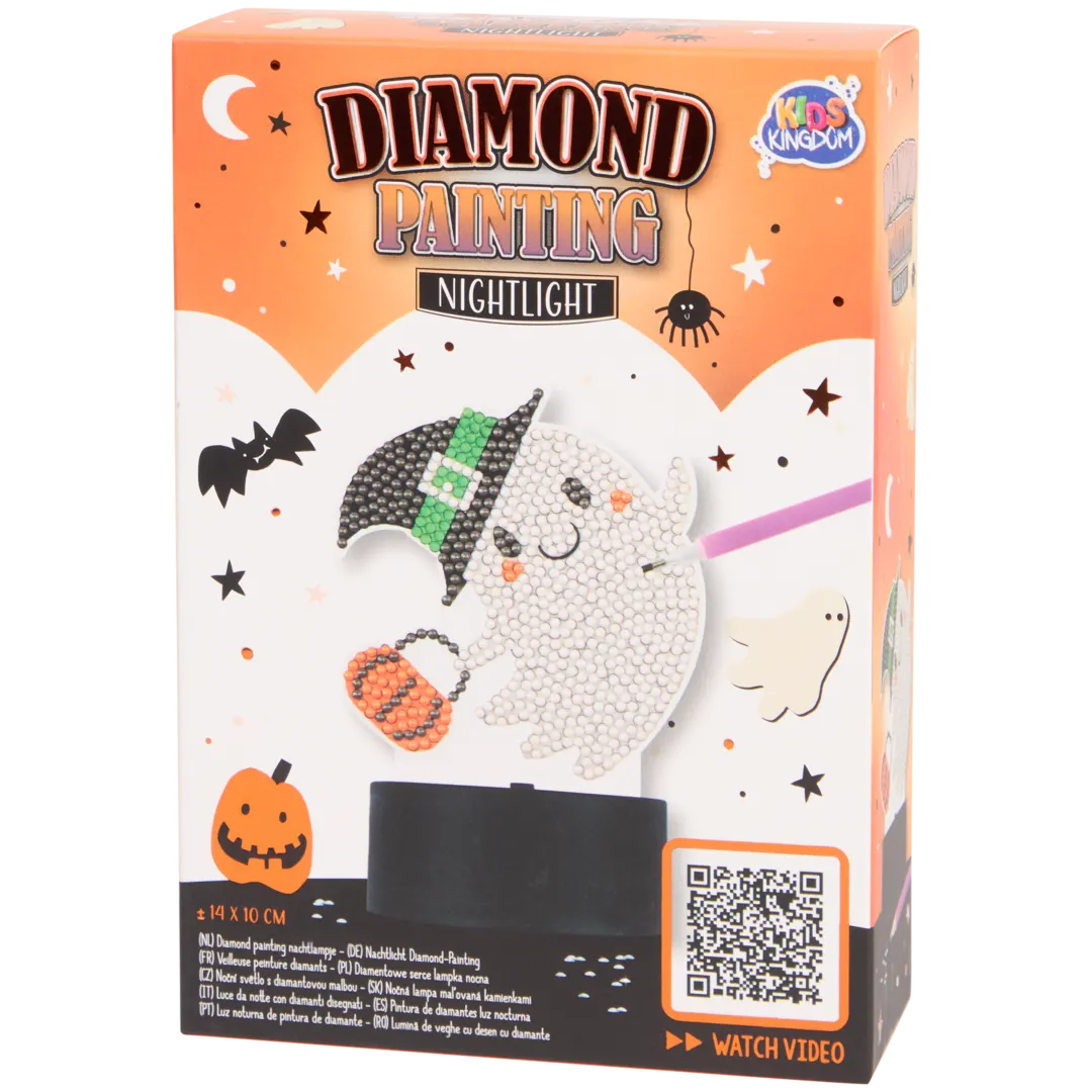 Luz de presença Diamond Painting Kids Kingdom Halloween