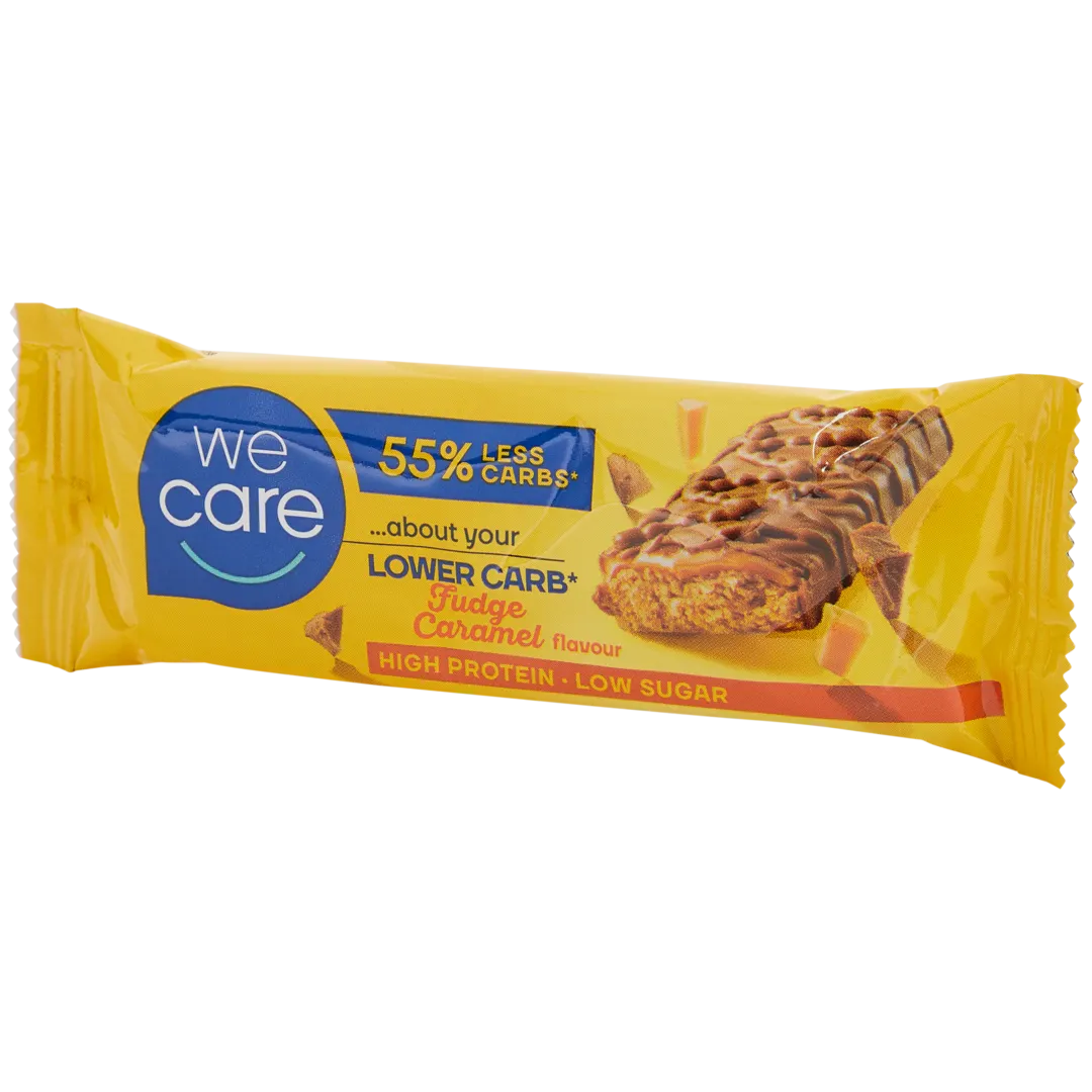 WeCare proteïnereep Fudge Caramel 1