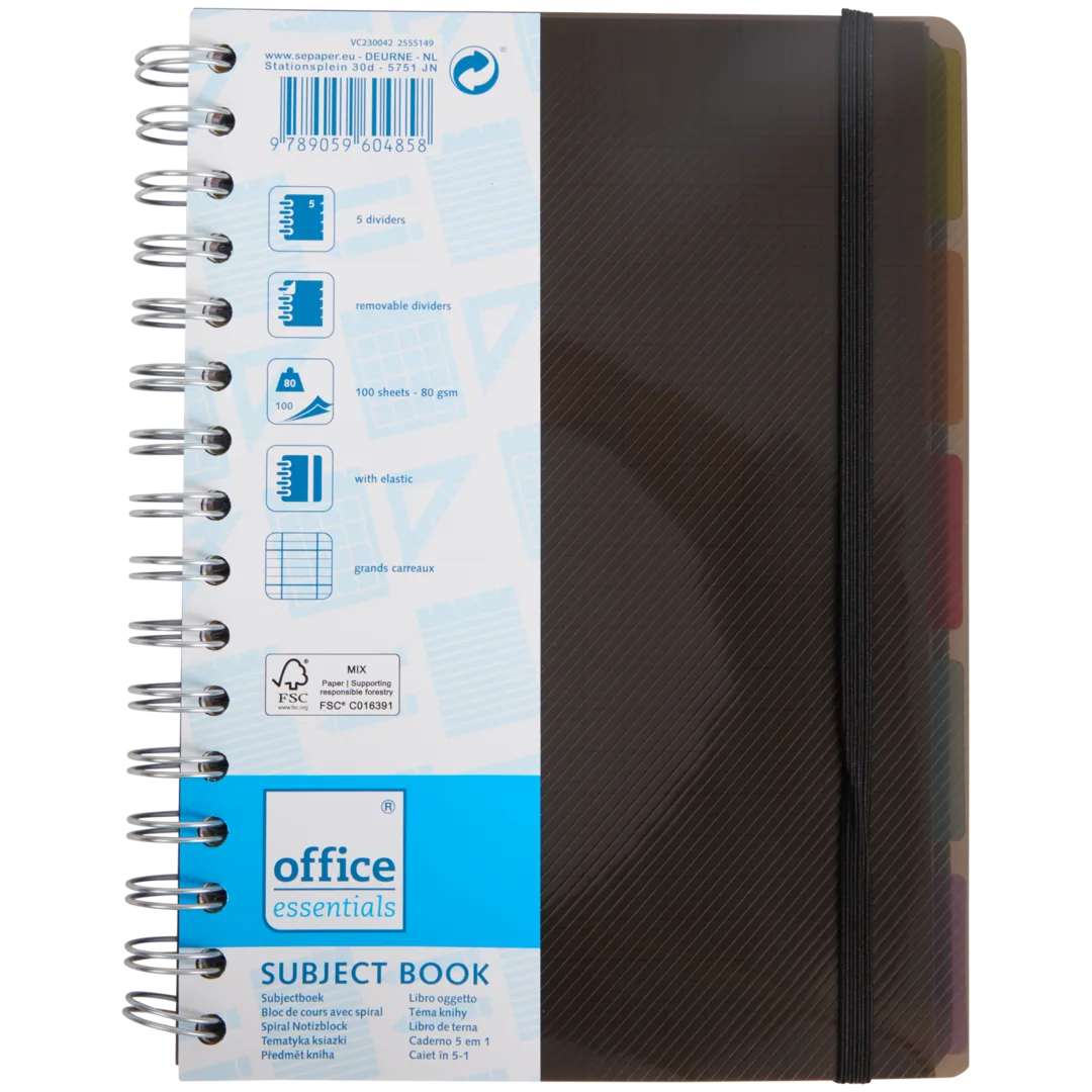 Carnet de projets A5 Office Essentials