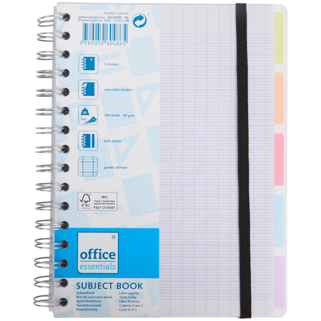 Carnet de projets A5 Office Essentials