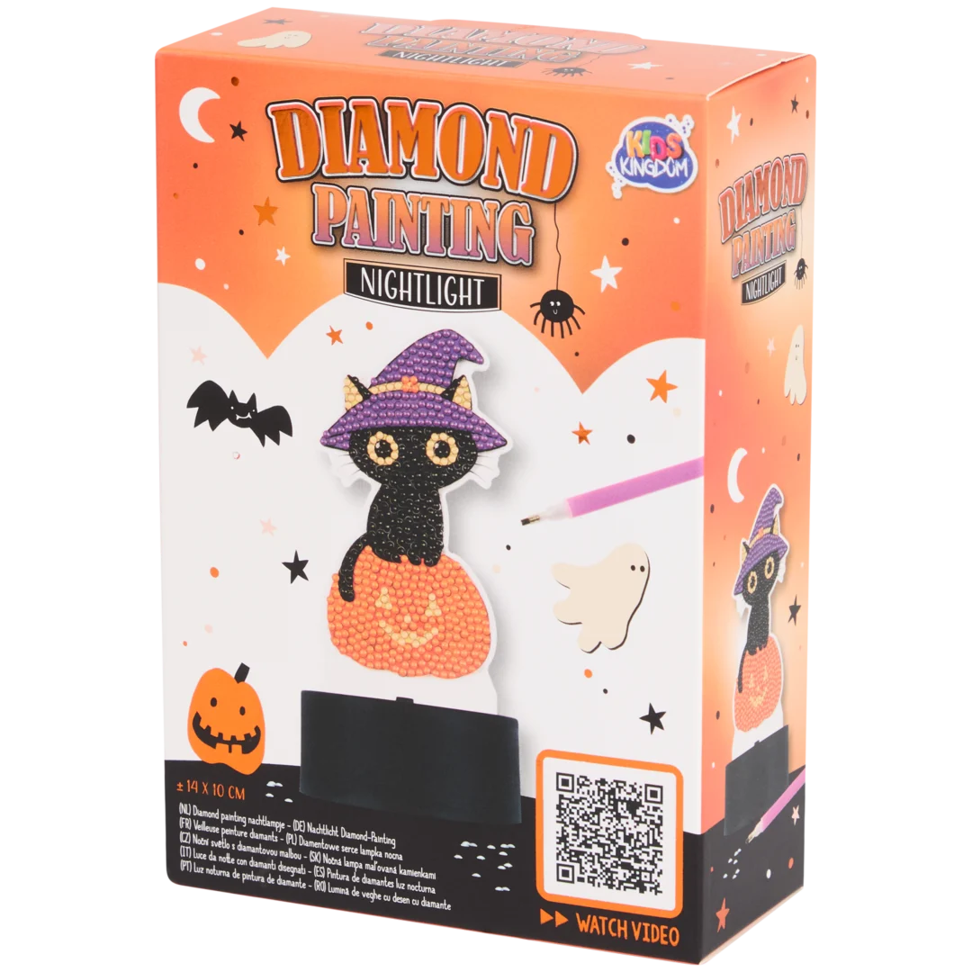 Luz de presença Diamond Painting Kids Kingdom Halloween