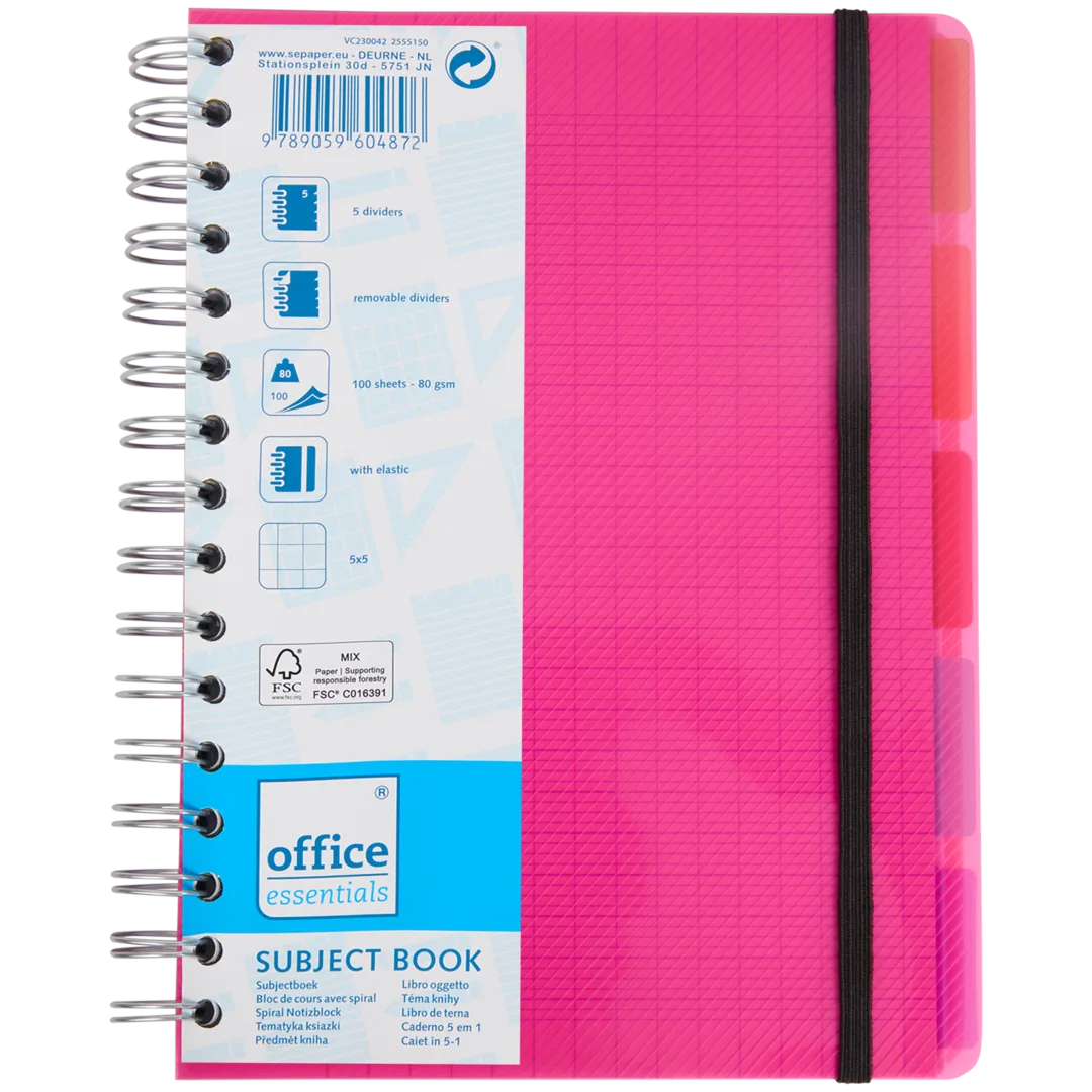 Carnet de projets A5 Office Essentials