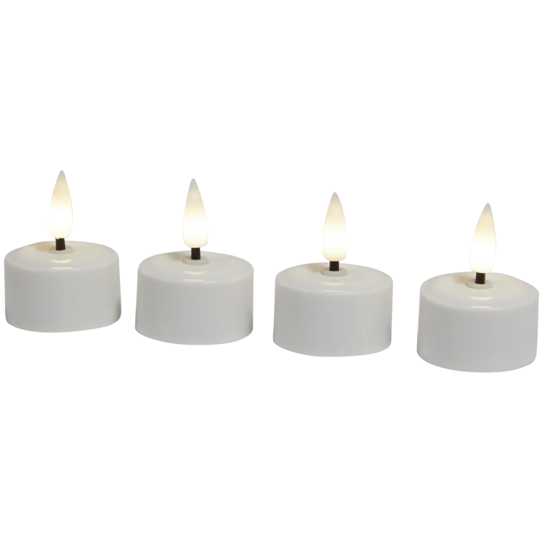 Velas recarregáveis Branco