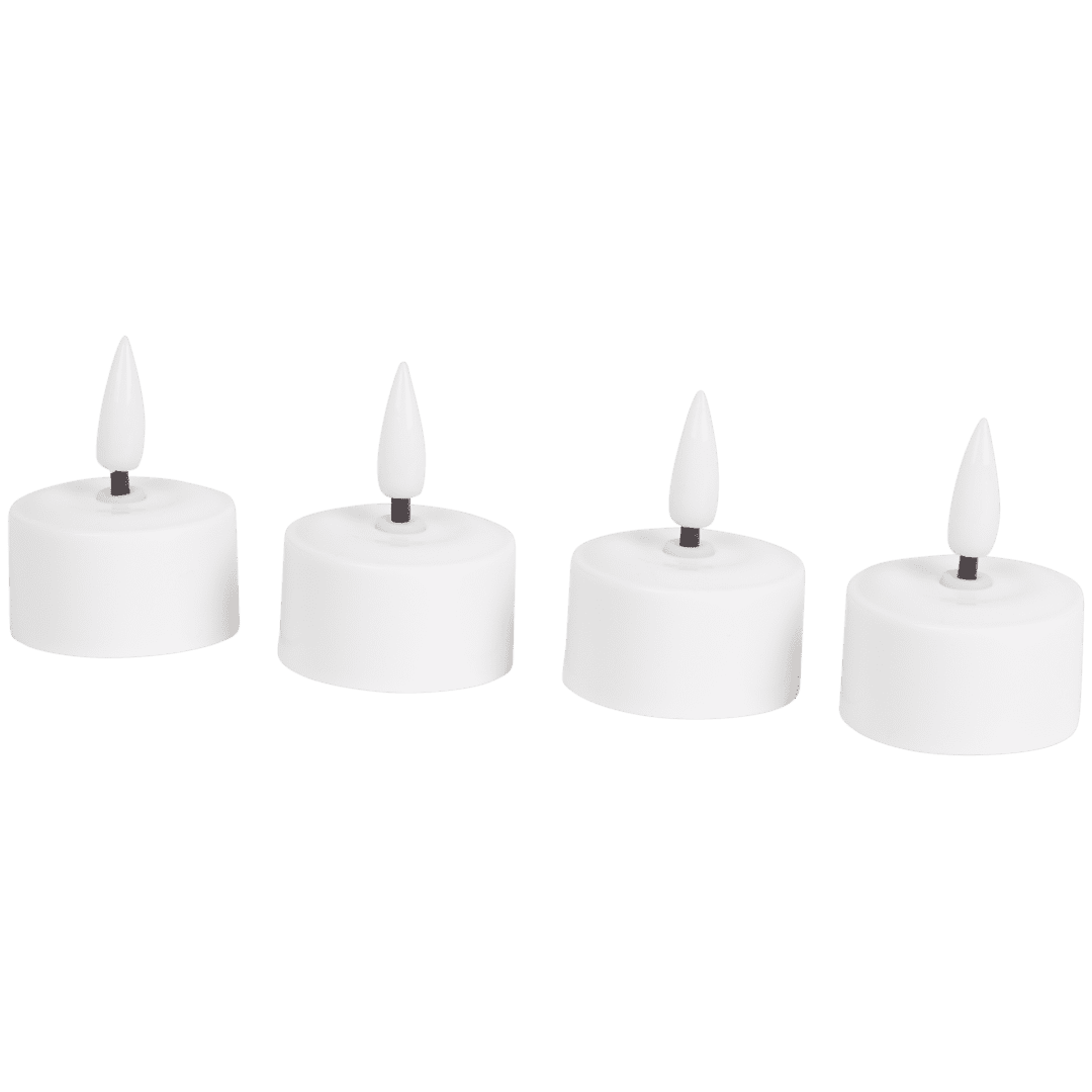 Velas recarregáveis Branco