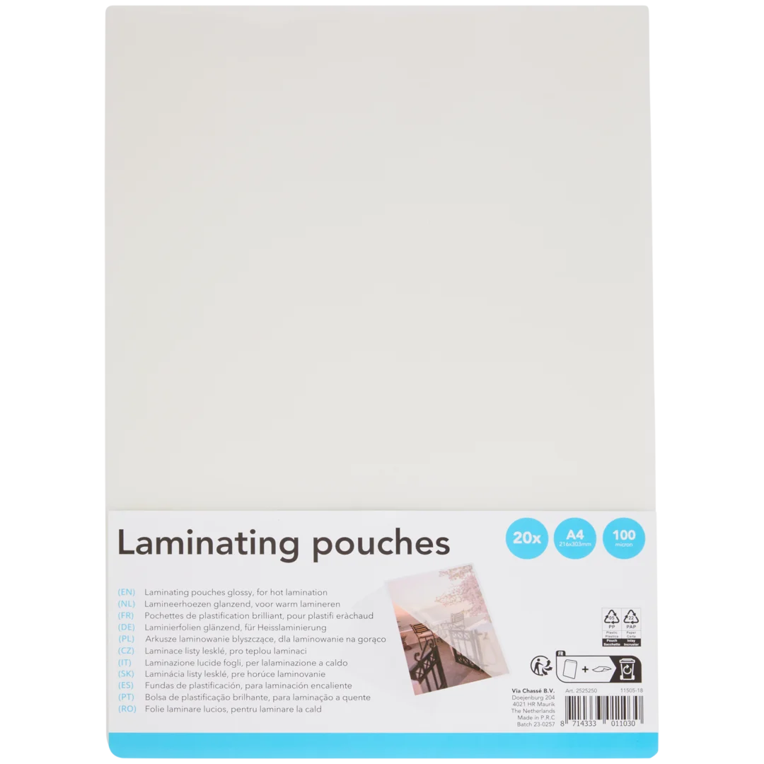 Pochettes de plastification