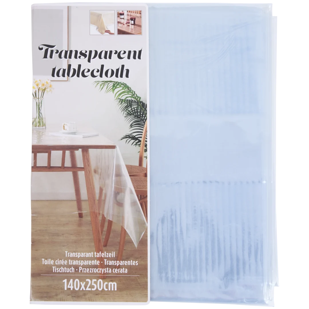 Resguardo de mesa transparente
