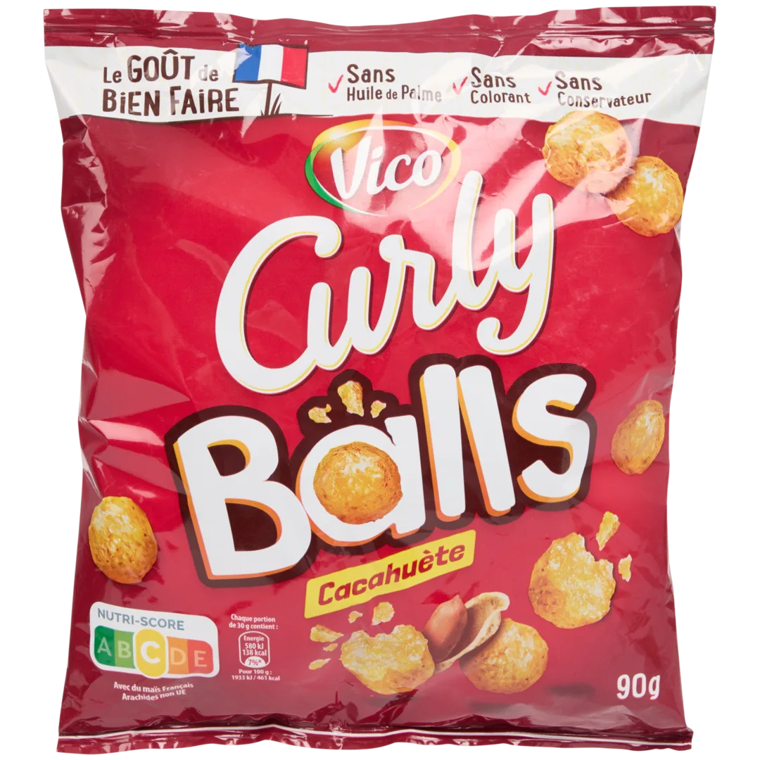 Vico Curly Balls Cacahuète 1