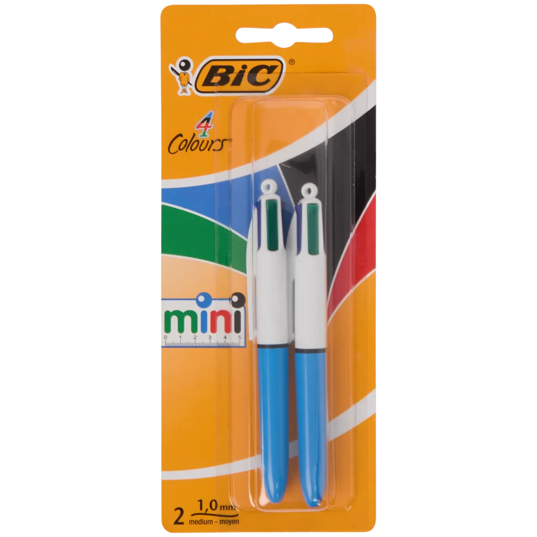 BIC 4-farbiger Kugelschreiber Mini