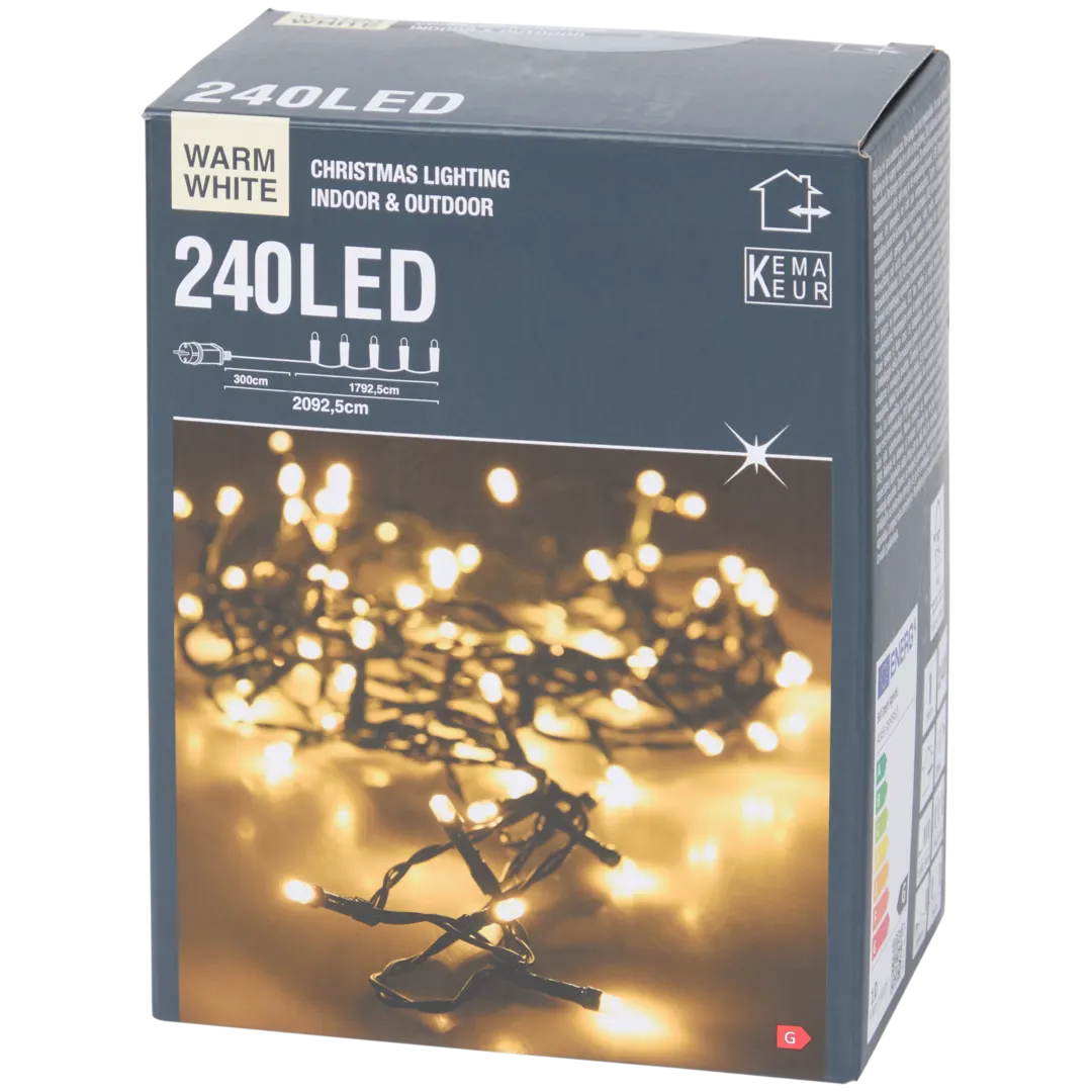 Grinalda com luzes LED
