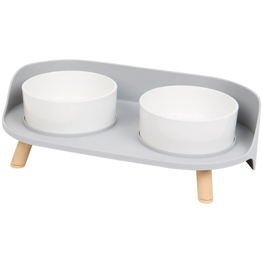 Napfständer mit 2 Näpfen 2