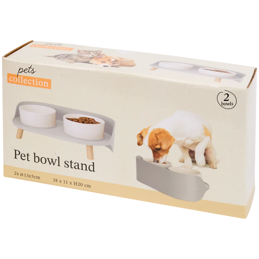 Napfständer mit 2 Näpfen 3